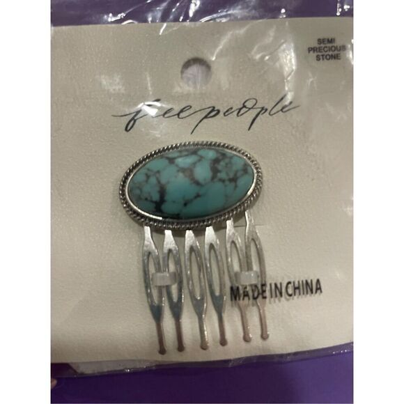 NWT Free  People Joan Comb Turquoise - Picture 1 of 4